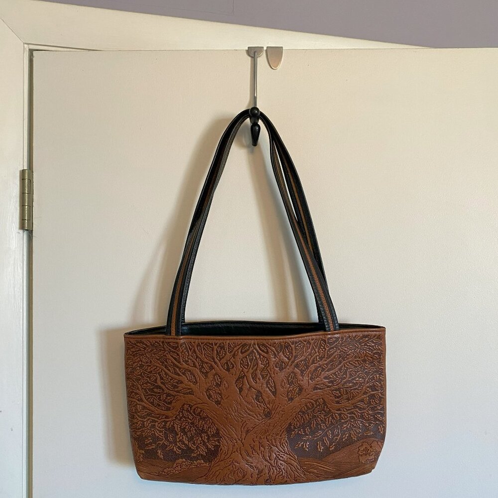 CLOSET CLEARANCE PRICE DROP! Tree of Life Leather Shoulder Bag